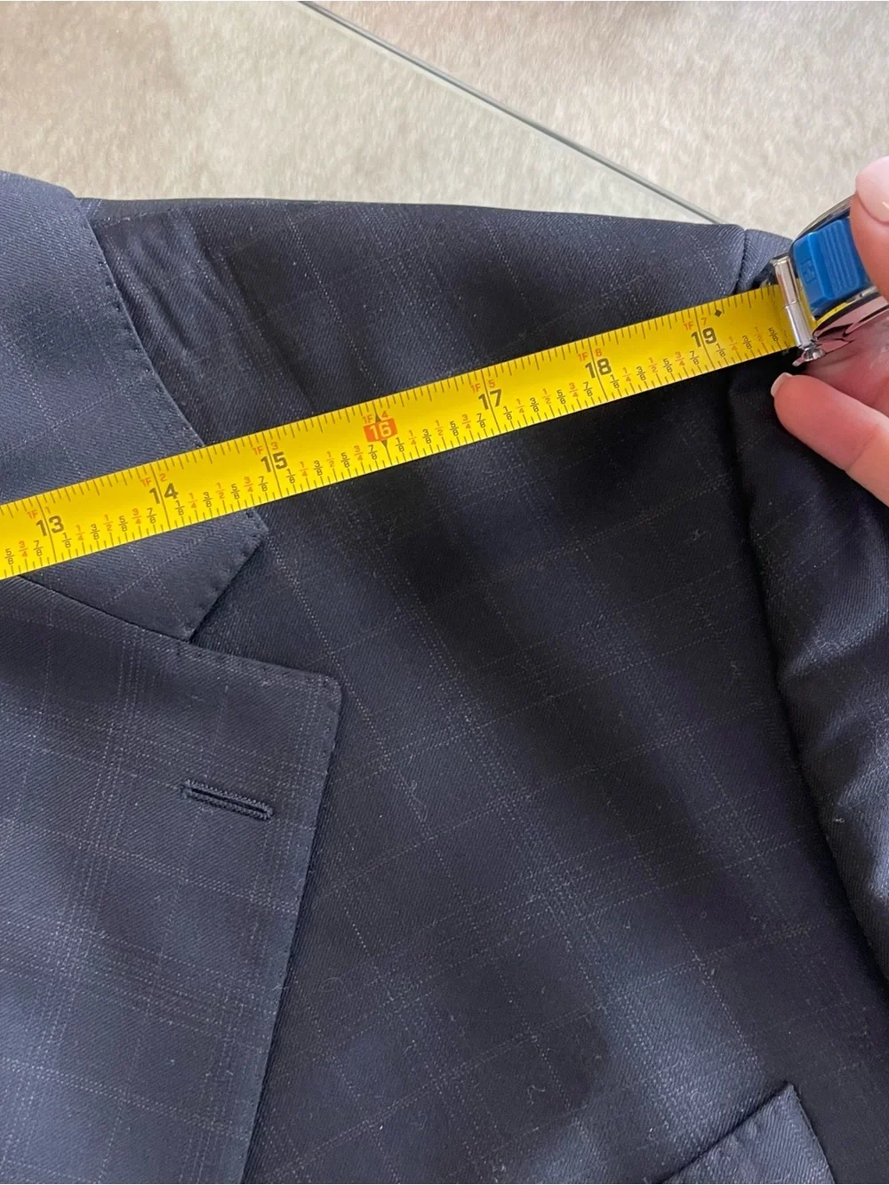 Jack Victor Blazer Loro Piana Dream Tweed Wool 48R Plaid Sport Coat Preppy